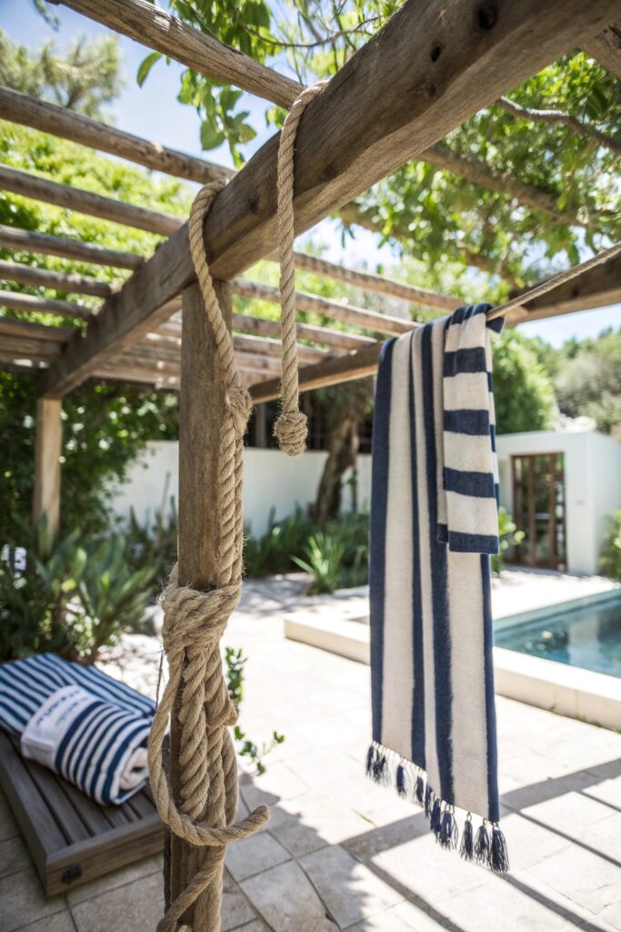 12 Pool Towel Storage Ideas That Keep Outdoor Areas Organized 12 Pool Towel Storage Ideas That Keep Outdoor Areas Organized