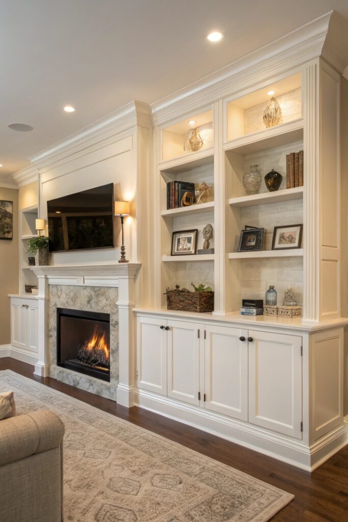 10 Fireplace Built-Ins Ideas That Look Custom & Expensive 10 Fireplace Built-Ins Ideas That Look Custom & Expensive