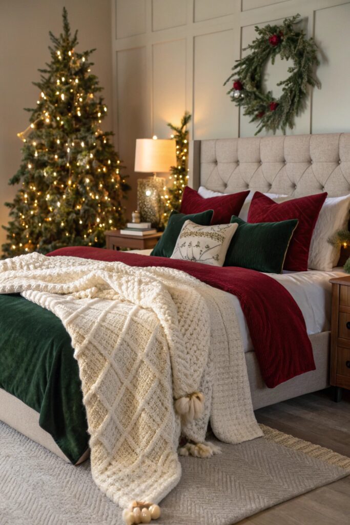 11 Christmas Bedroom Ideas for a Cozy Holiday Makeover