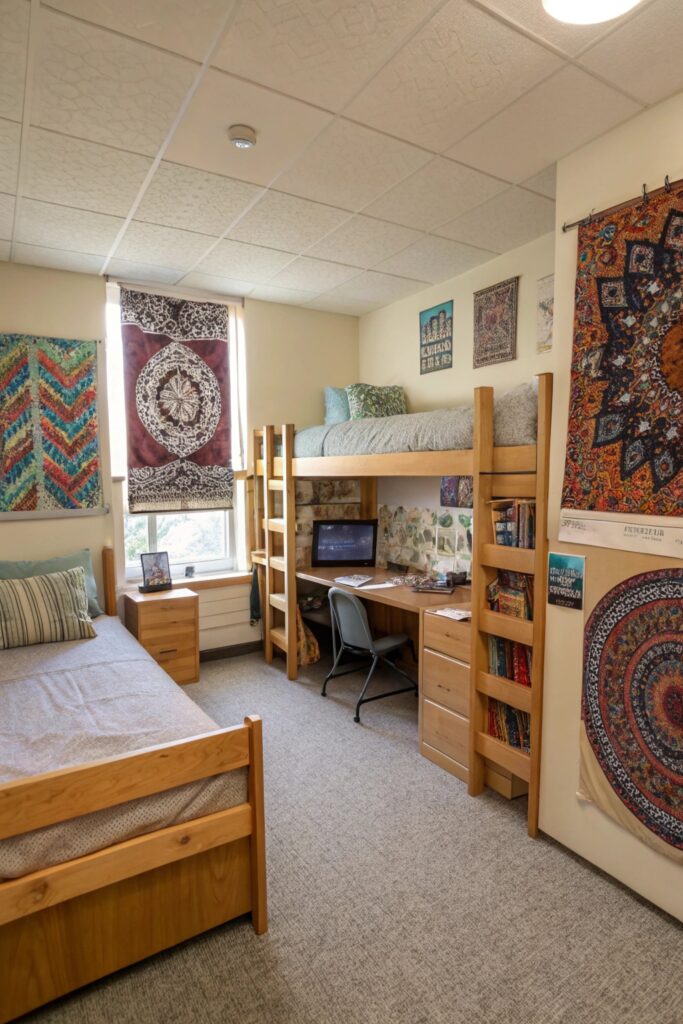 10 Triple Dorm Room Ideas That Maximize Every Inch of Space