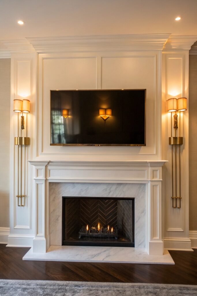 11 Mantle Decorating Ideas with TV That Still Look Stylish