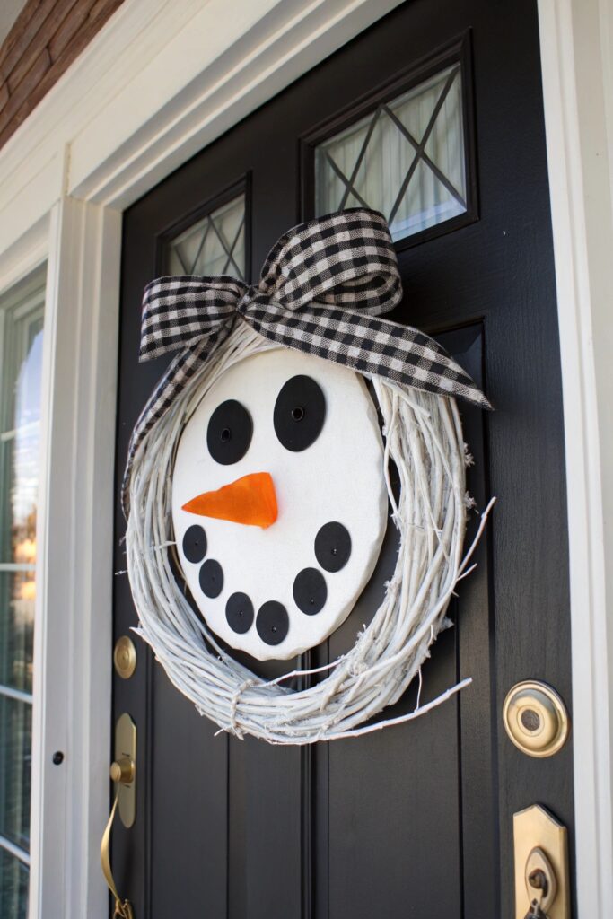 12 Snowman Door Ideas That Make Your Home Look Festive