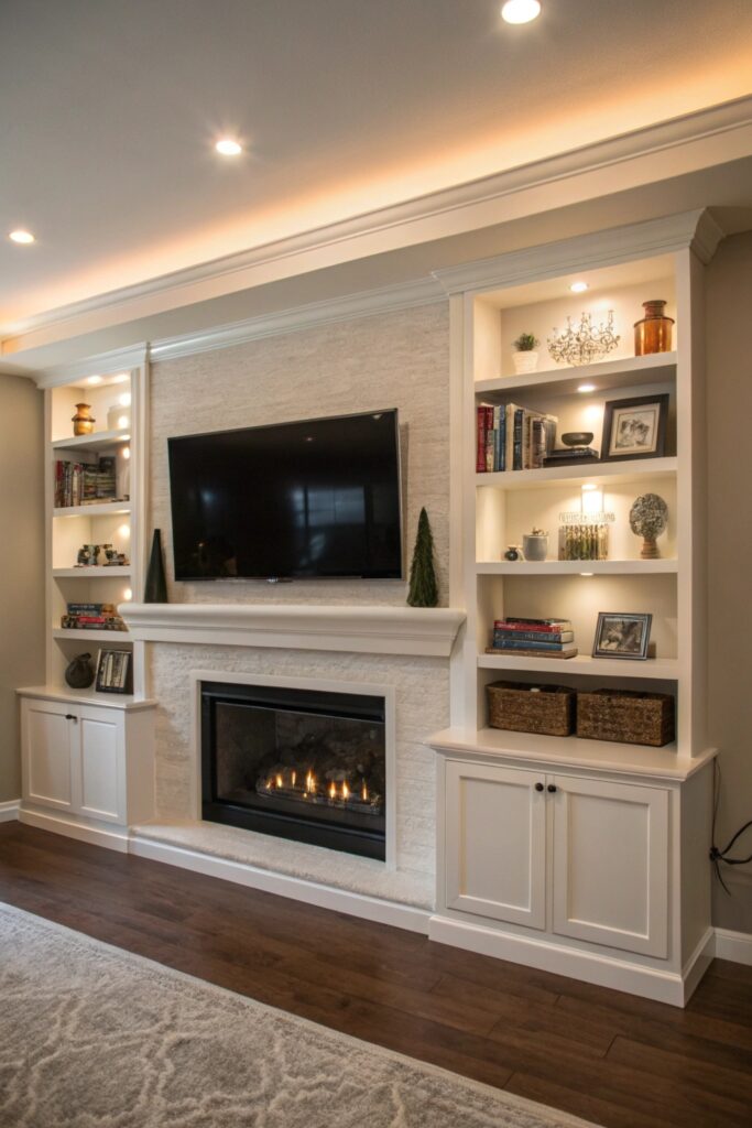 10 Fireplace Built-Ins Ideas That Look Custom & Expensive 10 Fireplace Built-Ins Ideas That Look Custom & Expensive