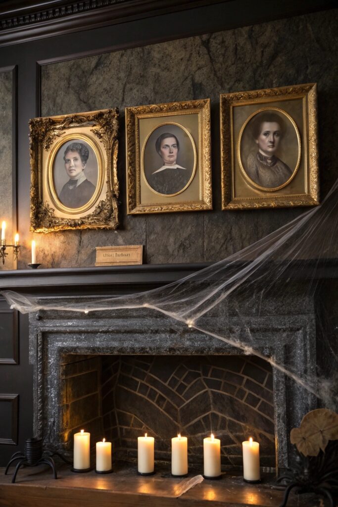 11 Halloween Fireplace Decor Ideas That Look Spooky Chic