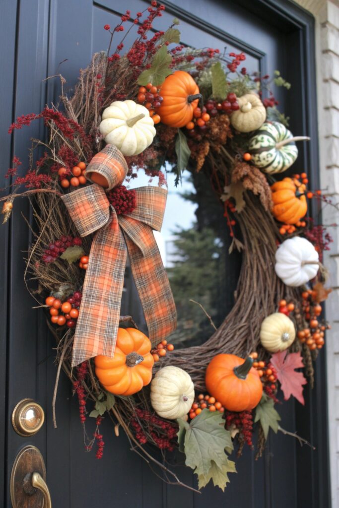 11 Thanksgiving Wreath Ideas That Make Your Door Stand Out