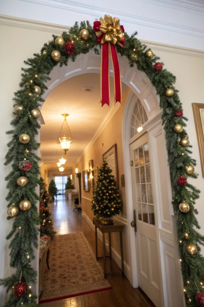11 Hallway Christmas Decor Ideas That Impress Guests Instantly