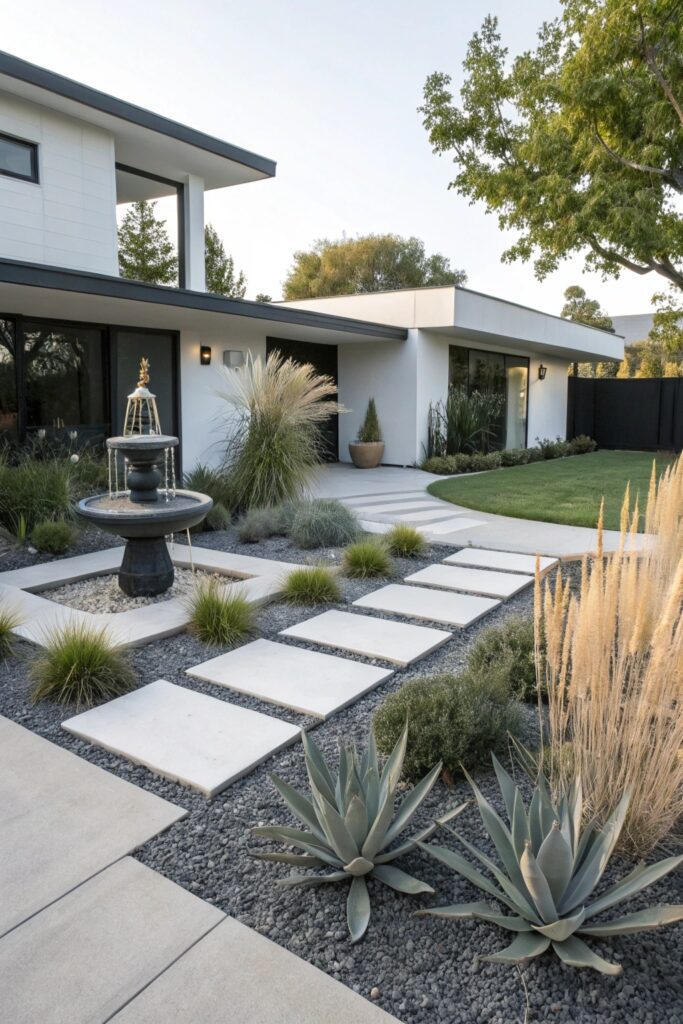 11 Creative White Rock Landscaping Ideas for Front Yard Makeovers