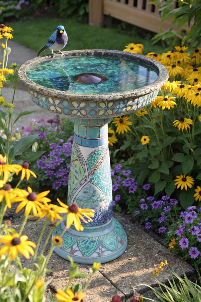 12 Bird Bath Ideas That Turn Your Garden Into a Peaceful Oasis