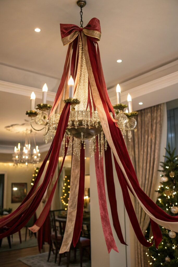 11 Christmas Chandelier Decor Ideas That Feel Luxurious