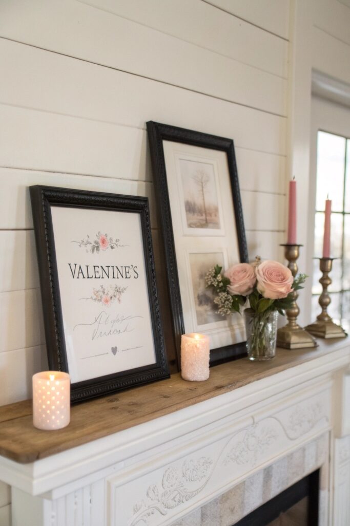 13 Valentine's Mantle Decor Ideas for a Cozy Romantic Look