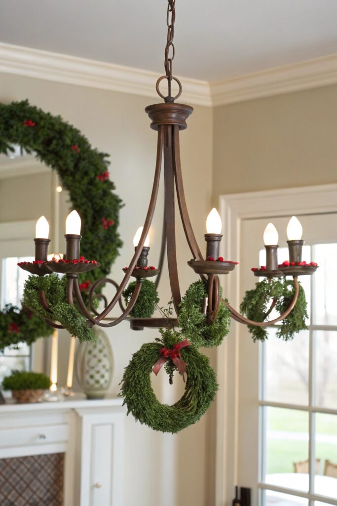 11 Christmas Chandelier Decor Ideas That Feel Luxurious