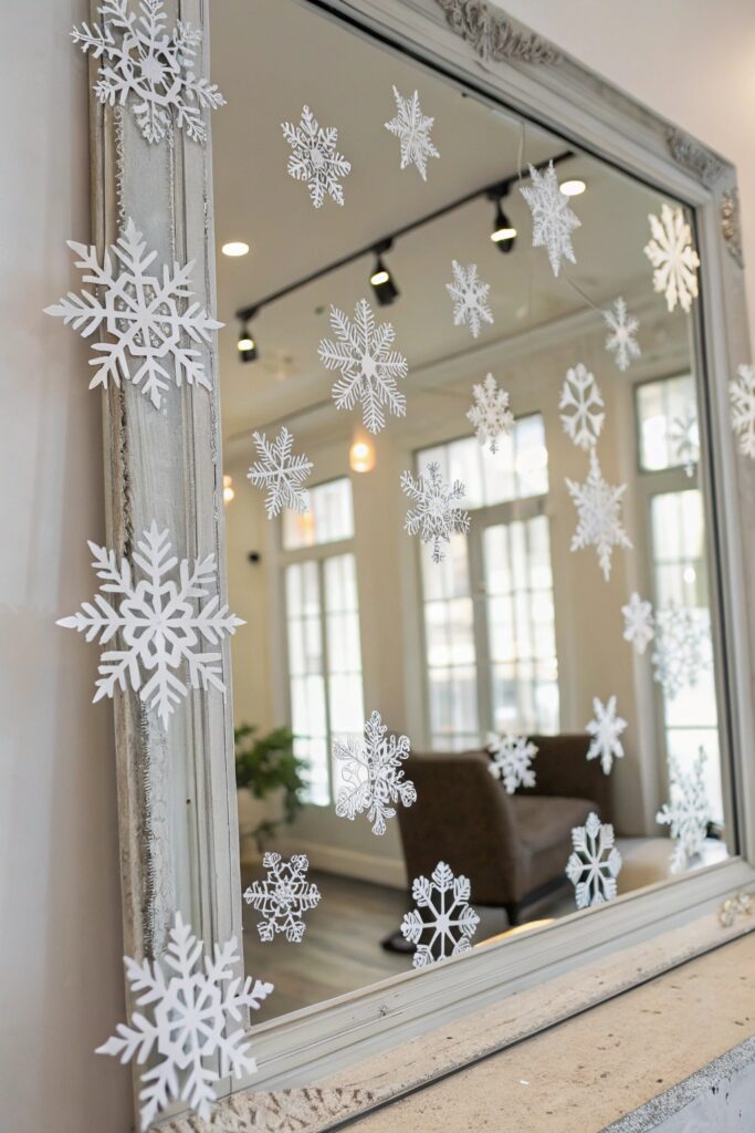 10 Christmas Mirror Decor Ideas That Look Festive & Chic