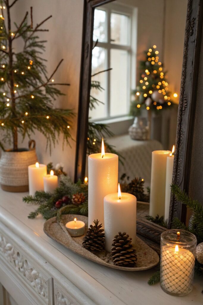10 Christmas Mirror Decor Ideas That Look Festive & Chic