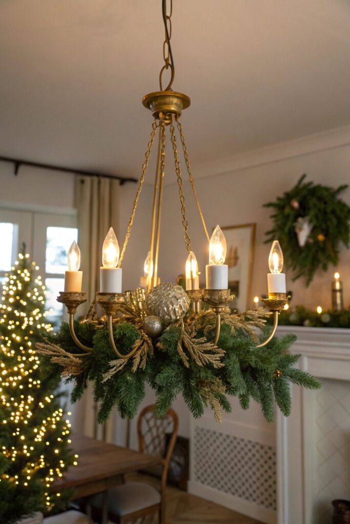 11 Christmas Chandelier Decor Ideas That Feel Luxurious