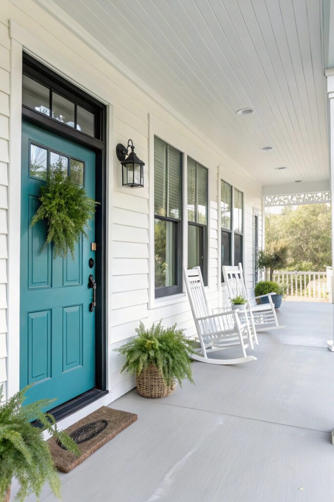 12 Painted Concrete Porch Ideas That Completely Refresh Entryways 12 Painted Concrete Porch Ideas That Completely Refresh Entryways