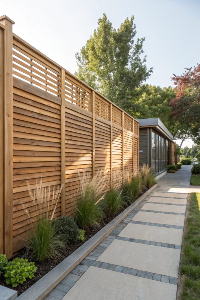 10 Wood Privacy Fence Ideas That Look Stylish