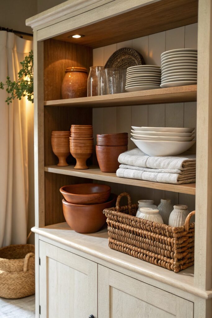 10 Hutch Decorating Ideas That Make Dining Rooms Feel Cozy