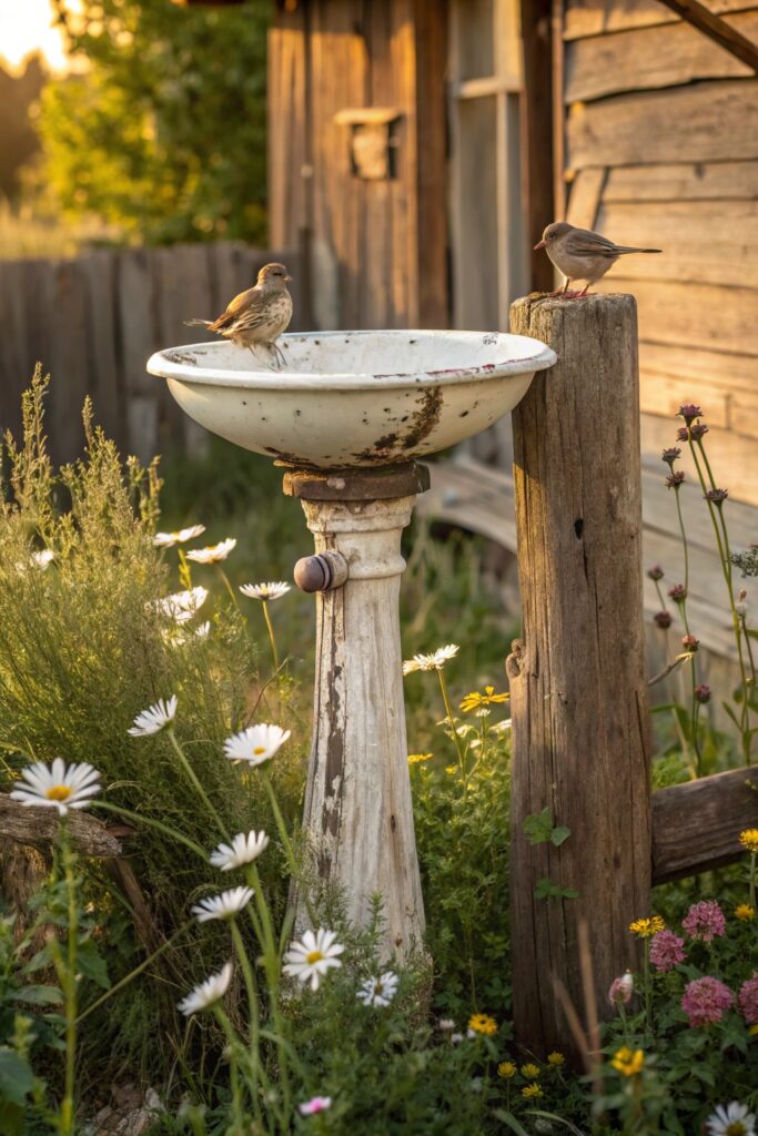12 Bird Bath Ideas That Turn Your Garden Into a Peaceful Oasis