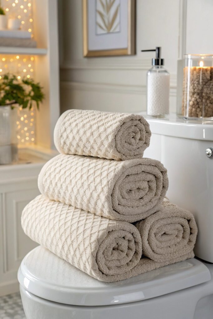 11 Toilet Tank Decor Ideas That Make Bathrooms Look Designer