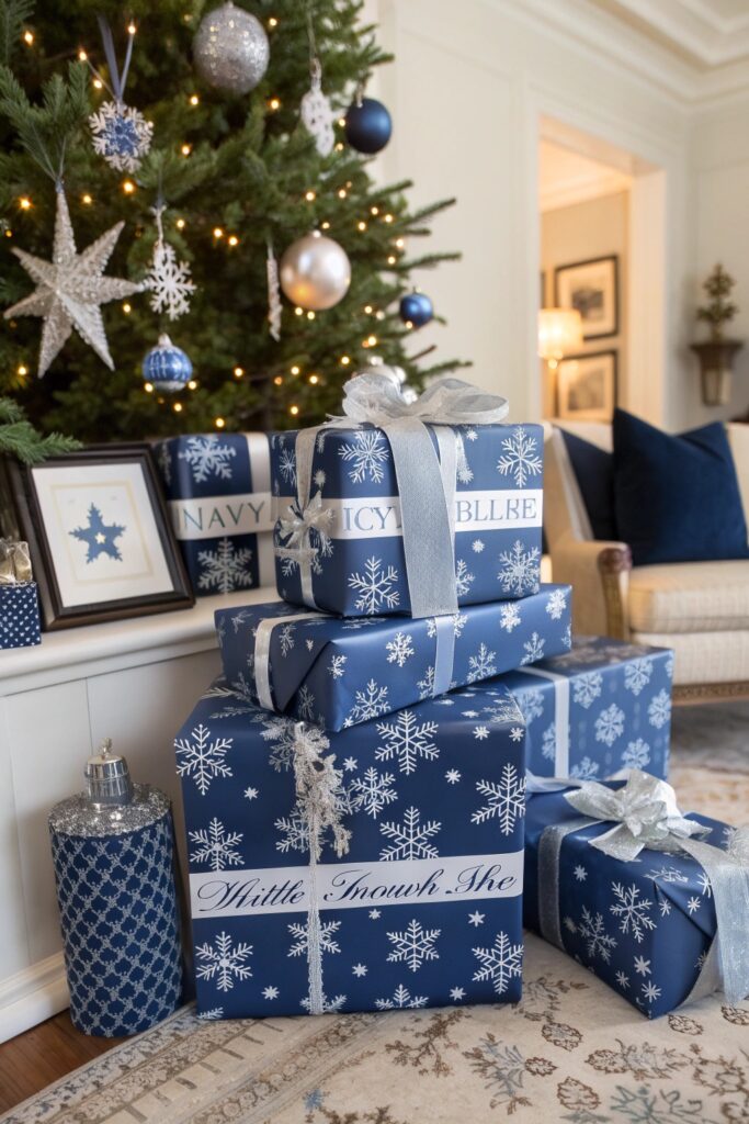 12 Blue Christmas Decor Ideas for a Cool & Elegant Theme