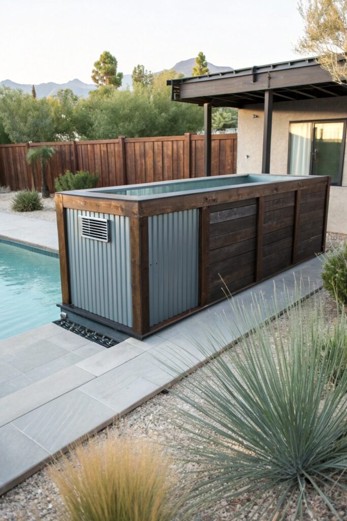 11 Pool Pump Cover Ideas That Blend Into Your Backyard