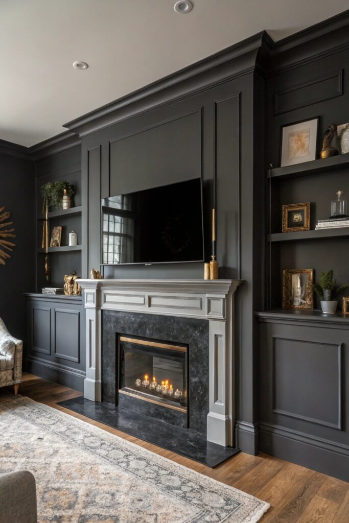 11 Mantle Decorating Ideas with TV That Still Look Stylish