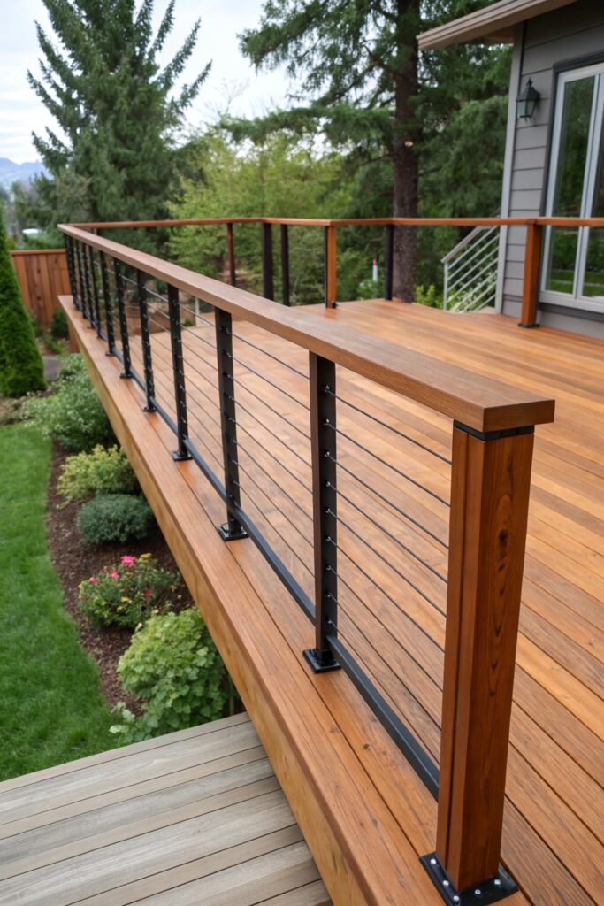 12 Deck Railing Ideas That Completely Upgrade Outdoor Spaces