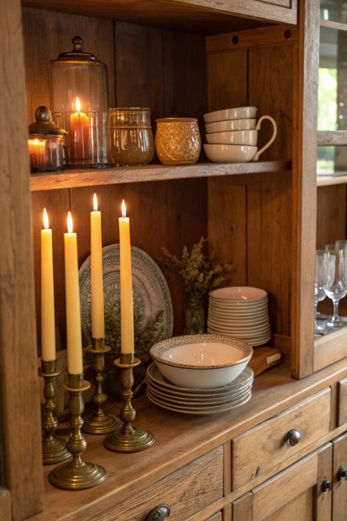 10 Hutch Decorating Ideas That Make Dining Rooms Feel Cozy