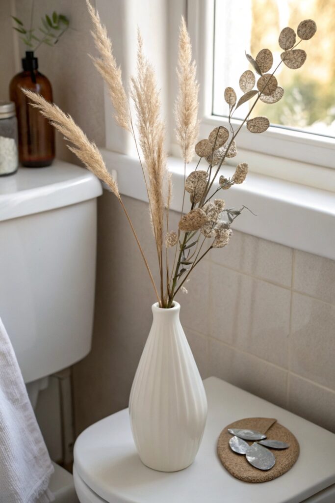 11 Toilet Tank Decor Ideas That Make Bathrooms Look Designer