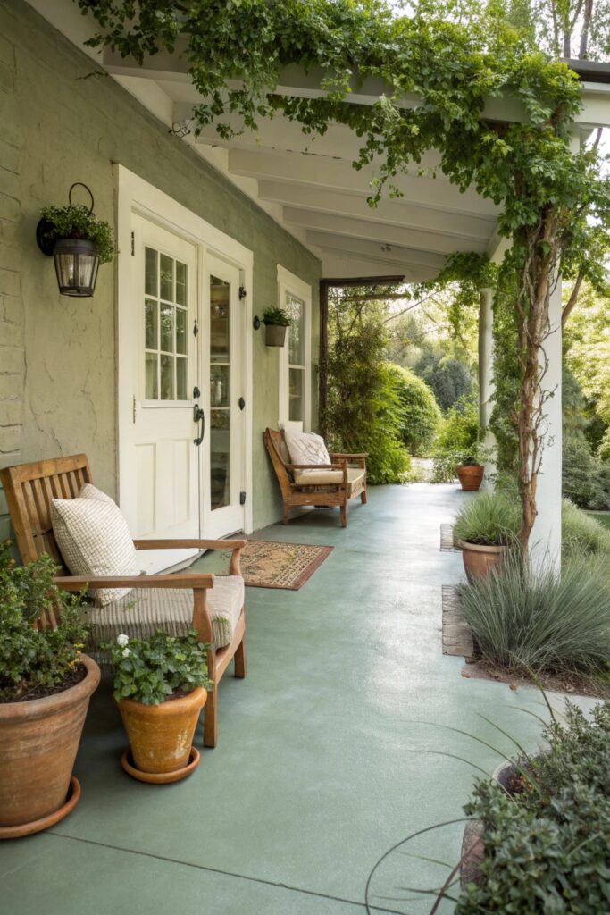 12 Painted Concrete Porch Ideas That Completely Refresh Entryways 12 Painted Concrete Porch Ideas That Completely Refresh Entryways