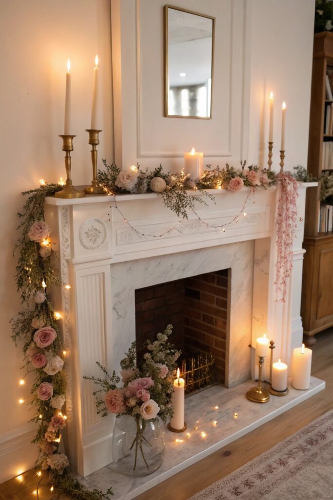 13 Valentine's Mantle Decor Ideas for a Cozy Romantic Look