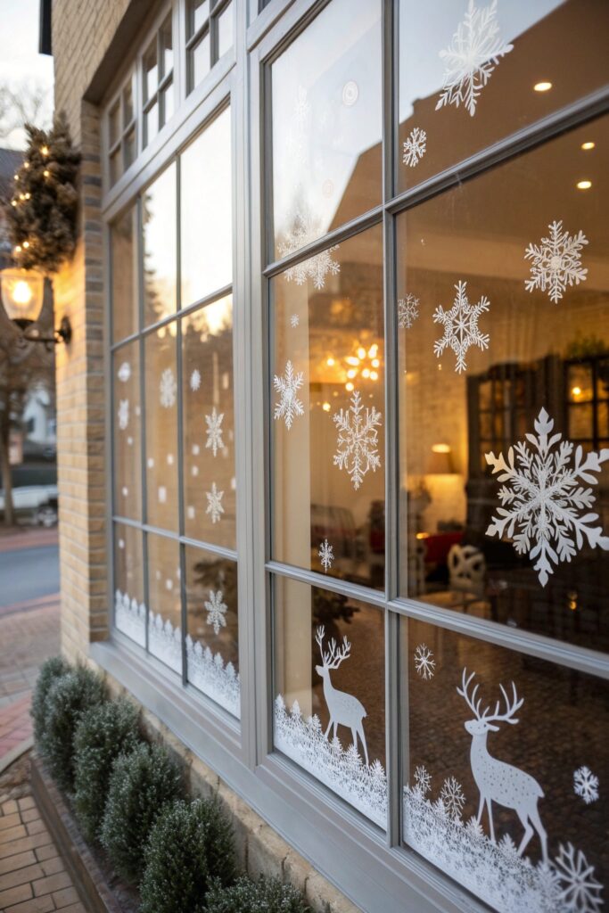 15 Window Christmas Decor Ideas That Shine Day & Night