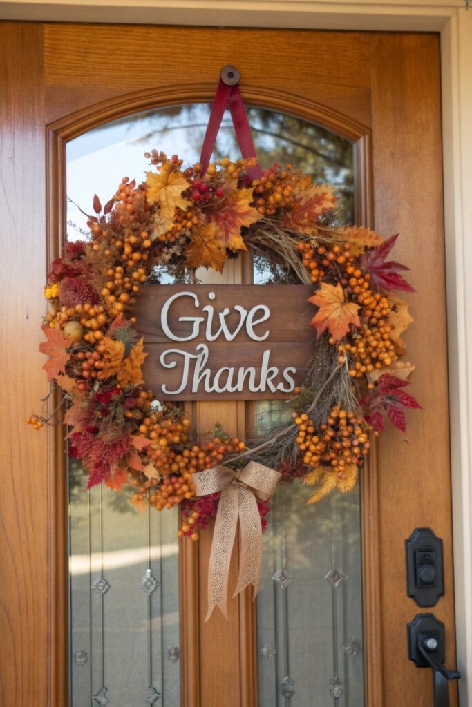 11 Thanksgiving Wreath Ideas That Make Your Door Stand Out