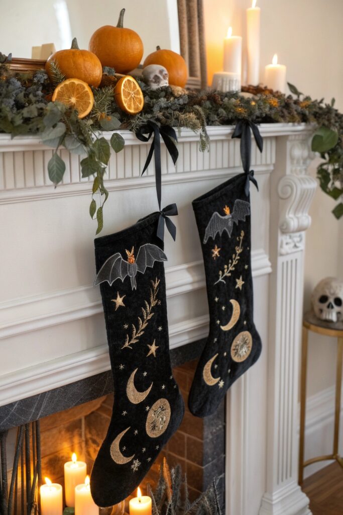 11 Halloween Fireplace Decor Ideas That Look Spooky Chic