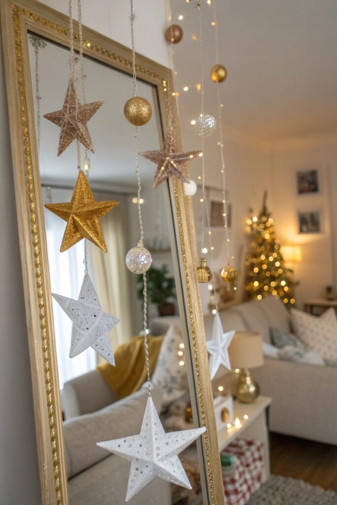 10 Christmas Mirror Decor Ideas That Look Festive & Chic