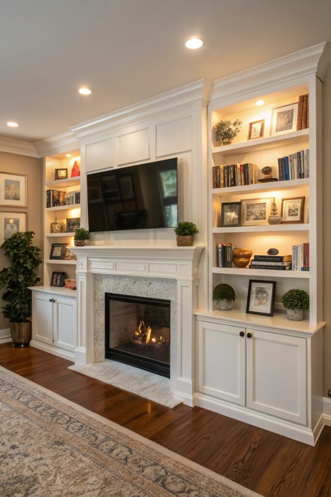 11 Mantle Decorating Ideas with TV That Still Look Stylish