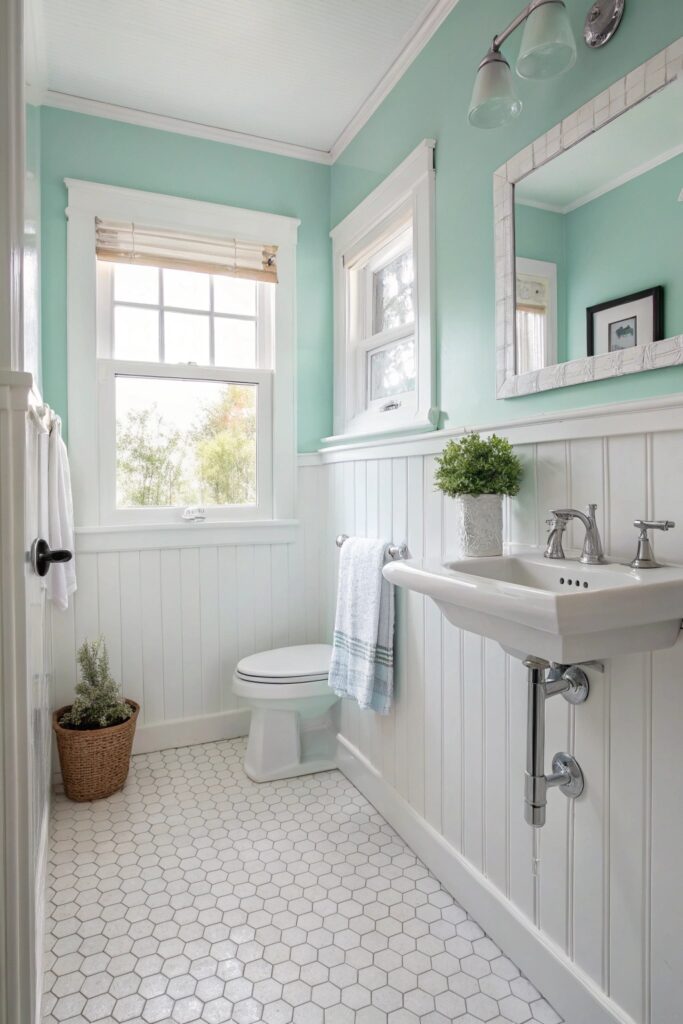 11 Bathroom Paint Color Ideas That Make Spaces Feel Bigger 11 Bathroom Paint Color Ideas That Make Spaces Feel Bigger