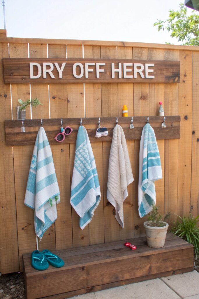 12 Pool Towel Storage Ideas That Keep Outdoor Areas Organized 12 Pool Towel Storage Ideas That Keep Outdoor Areas Organized