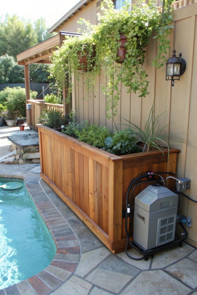 11 Pool Pump Cover Ideas That Blend Into Your Backyard