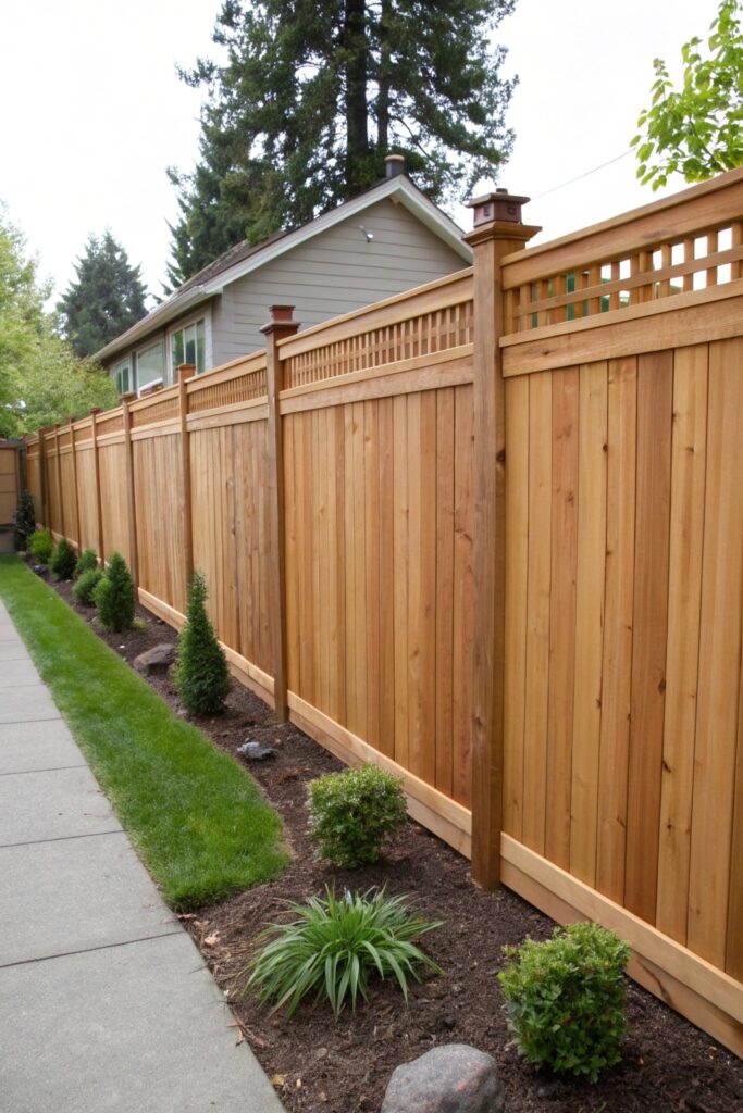 10 Wood Privacy Fence Ideas That Look Stylish