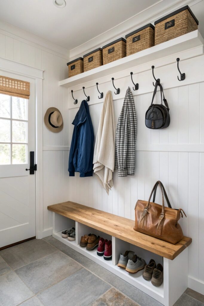 10 Mudroom Bench Ideas That Combine Style & Storage