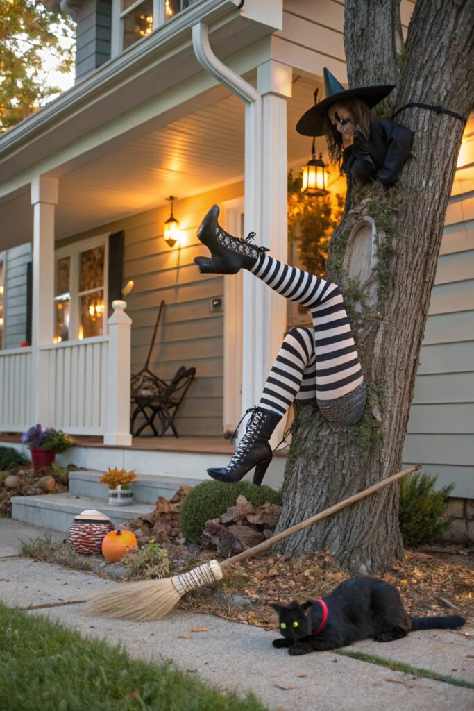 14 Halloween Porch Ideas That Will Impress Trick-or-Treaters