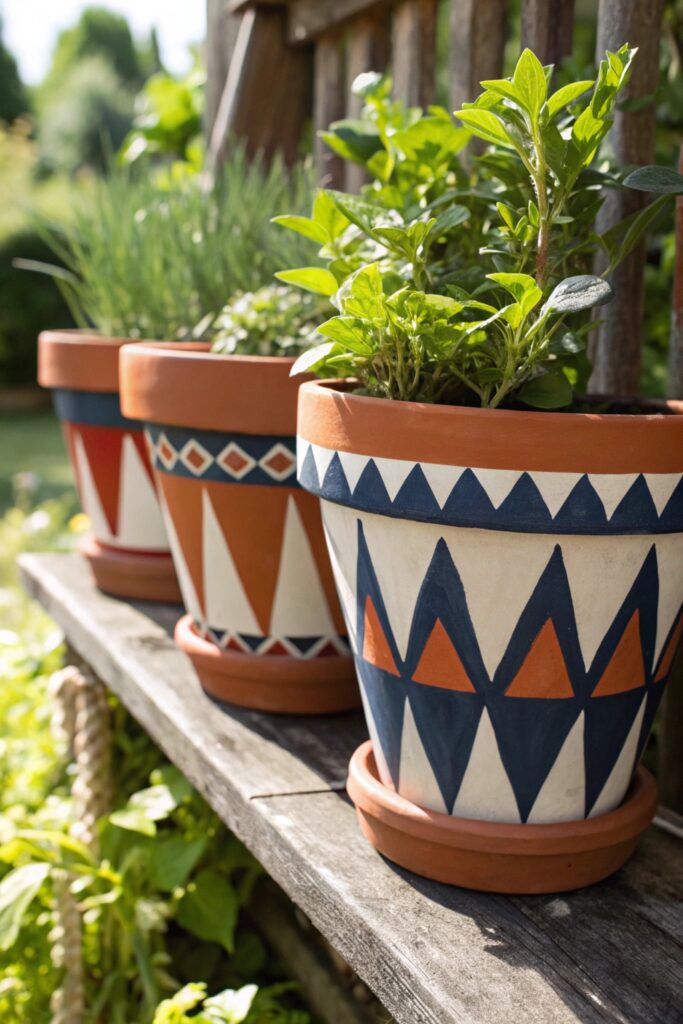 15 DIY Painted Pot Ideas to Add Personality to Your Garden
