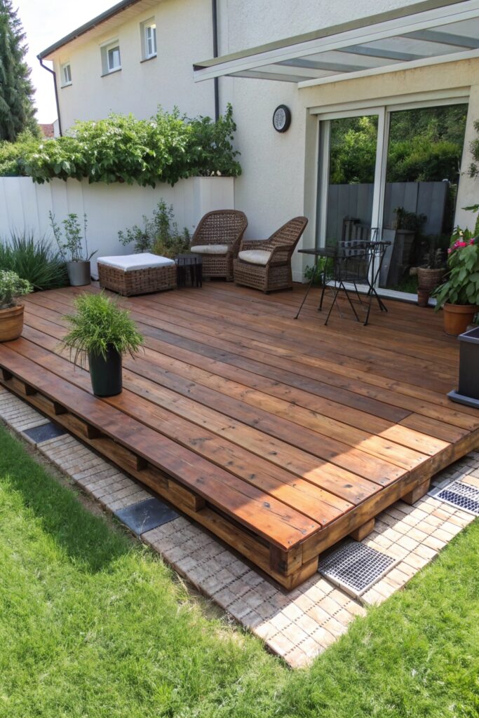10 DIY Pallet Patio Deck Ideas That Look Amazing on a Budget