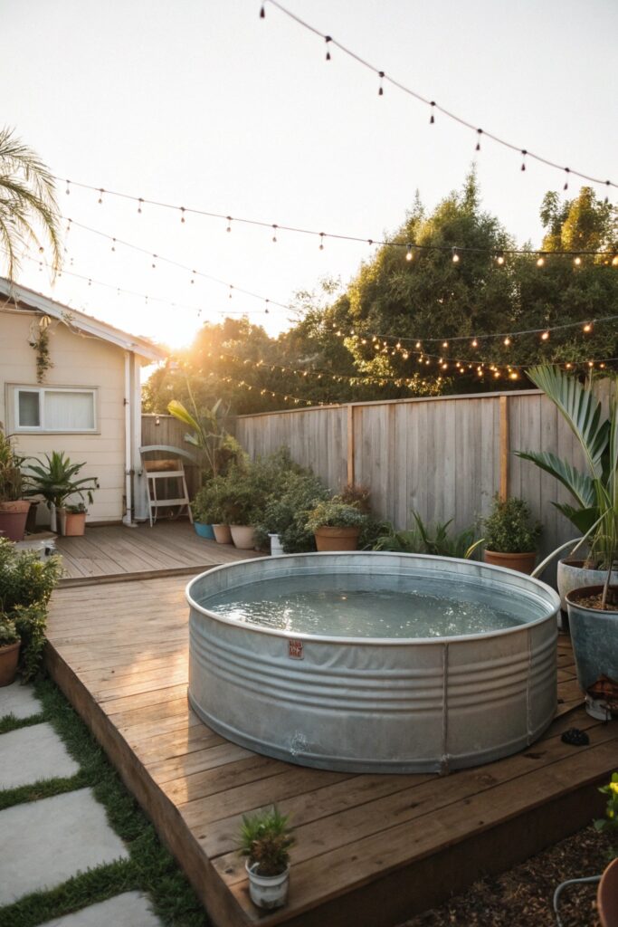 12 Stock Tank Pool Ideas for Backyards That Feel Like a Resort
