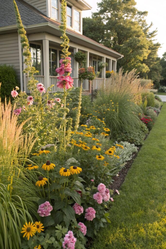 15 Flower Beds in Front of House Ideas That Boost Curb Appeal