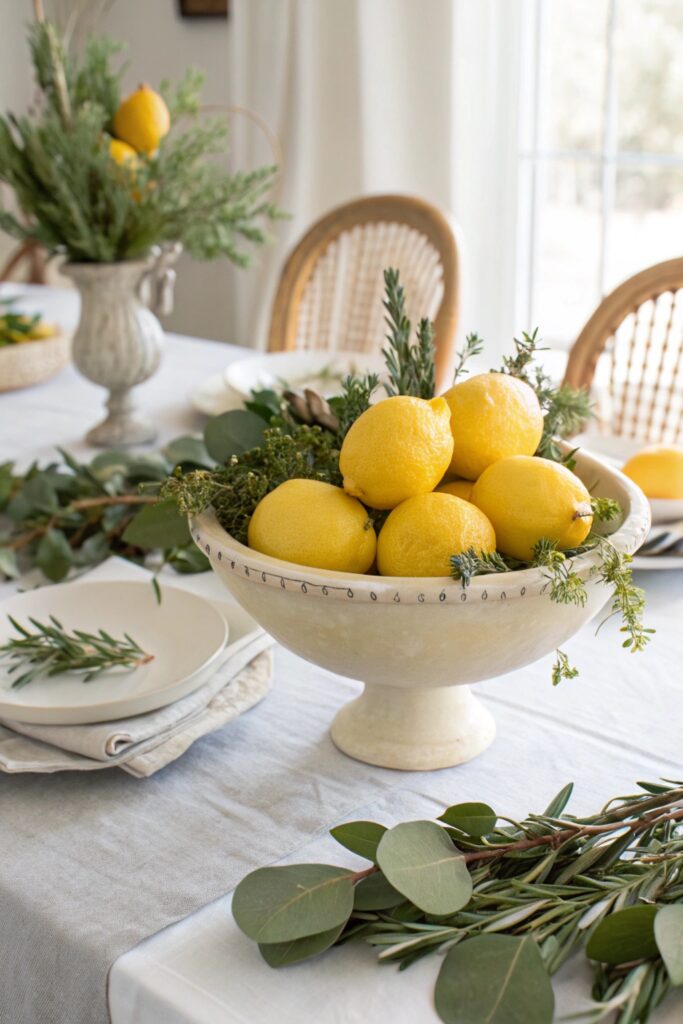 12 Lemon Centerpieces That Brighten Any Spring or Summer Table
