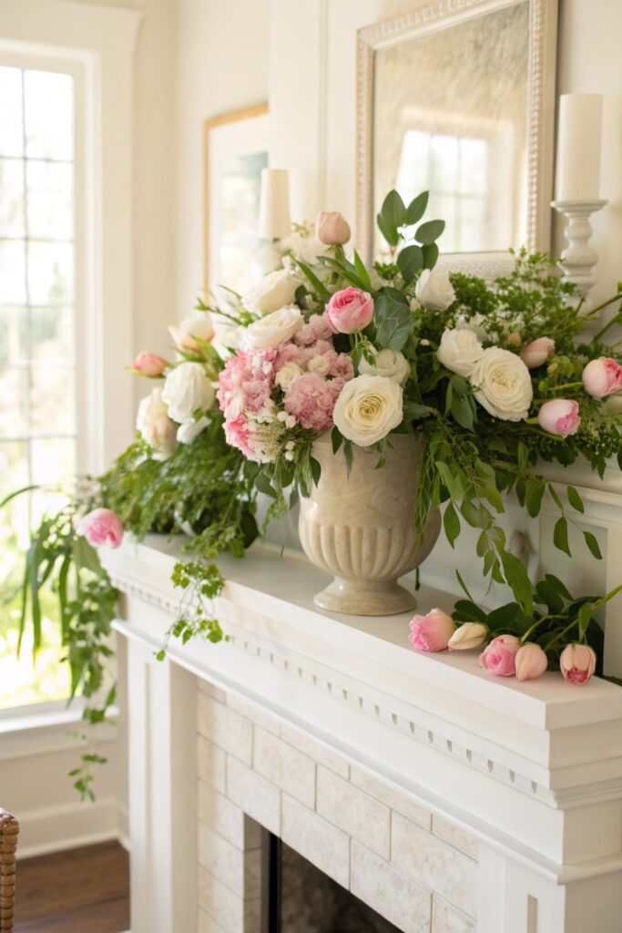 12 Spring Mantle Decorating Ideas for a Fresh Seasonal Refresh
