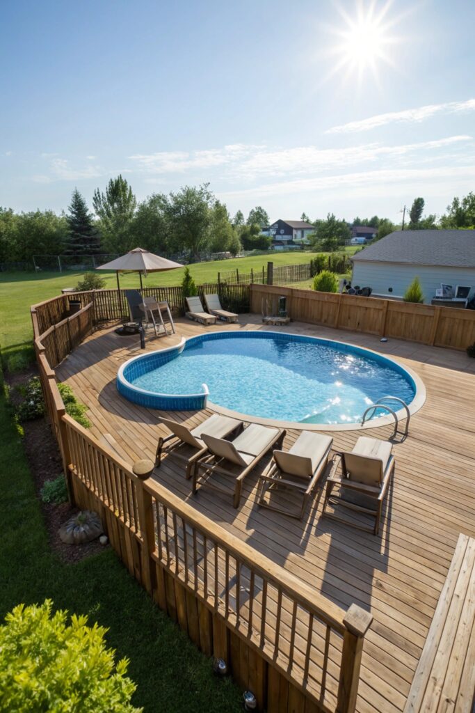 11 Above Ground Pool Deck Ideas That Transform Your Backyard Into a Resort