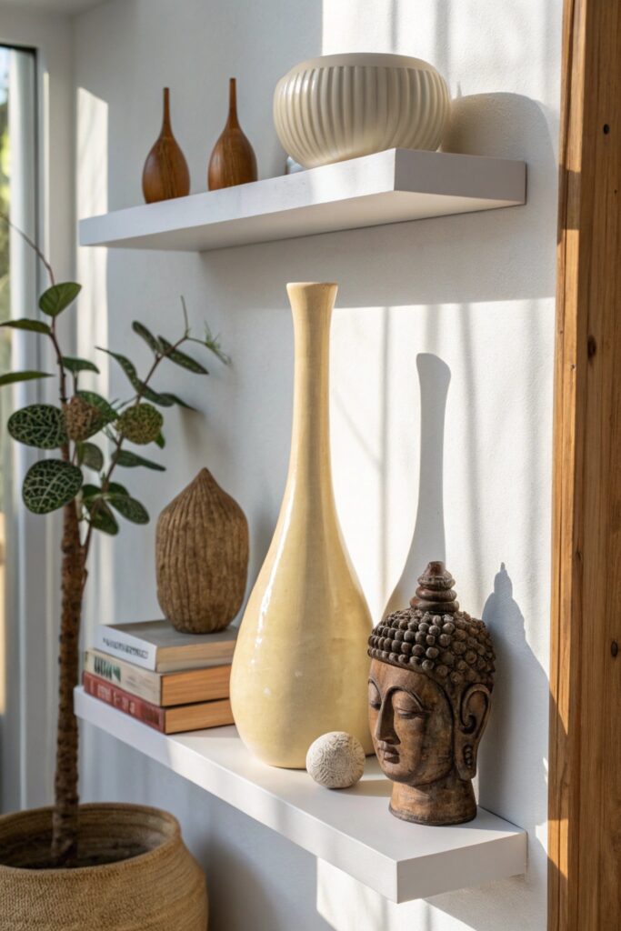 12 Shelf Decor Ideas for Wall Shelves That Never Look Cluttered 12 Shelf Decor Ideas for Wall Shelves That Never Look Cluttered